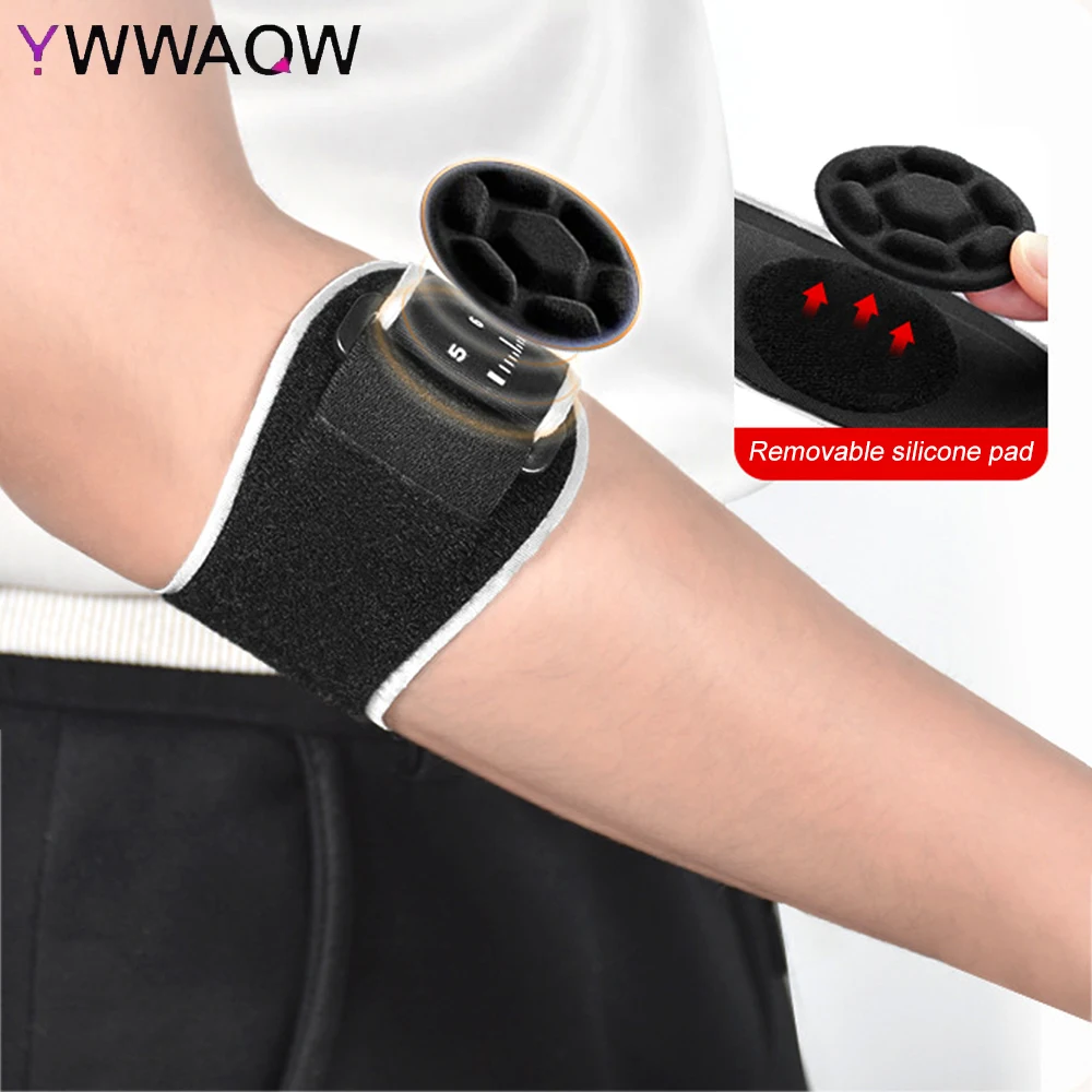 Tennis Elbow Brace - حزام كوع قابل للتعديل مع وسادة