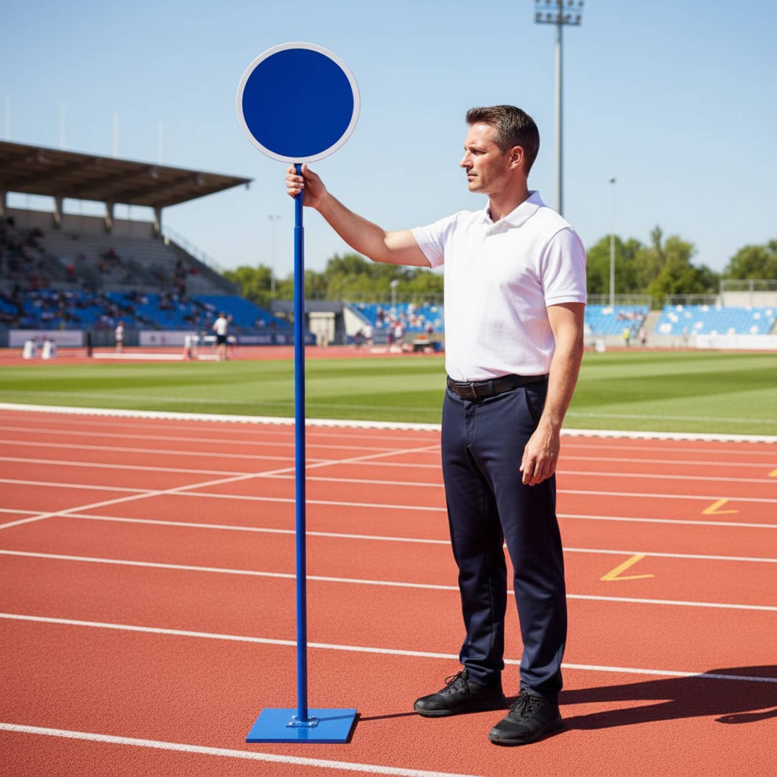 Sports Equipment That Starts With A - منصة بدء السباقات الرياضية، حامل بدء