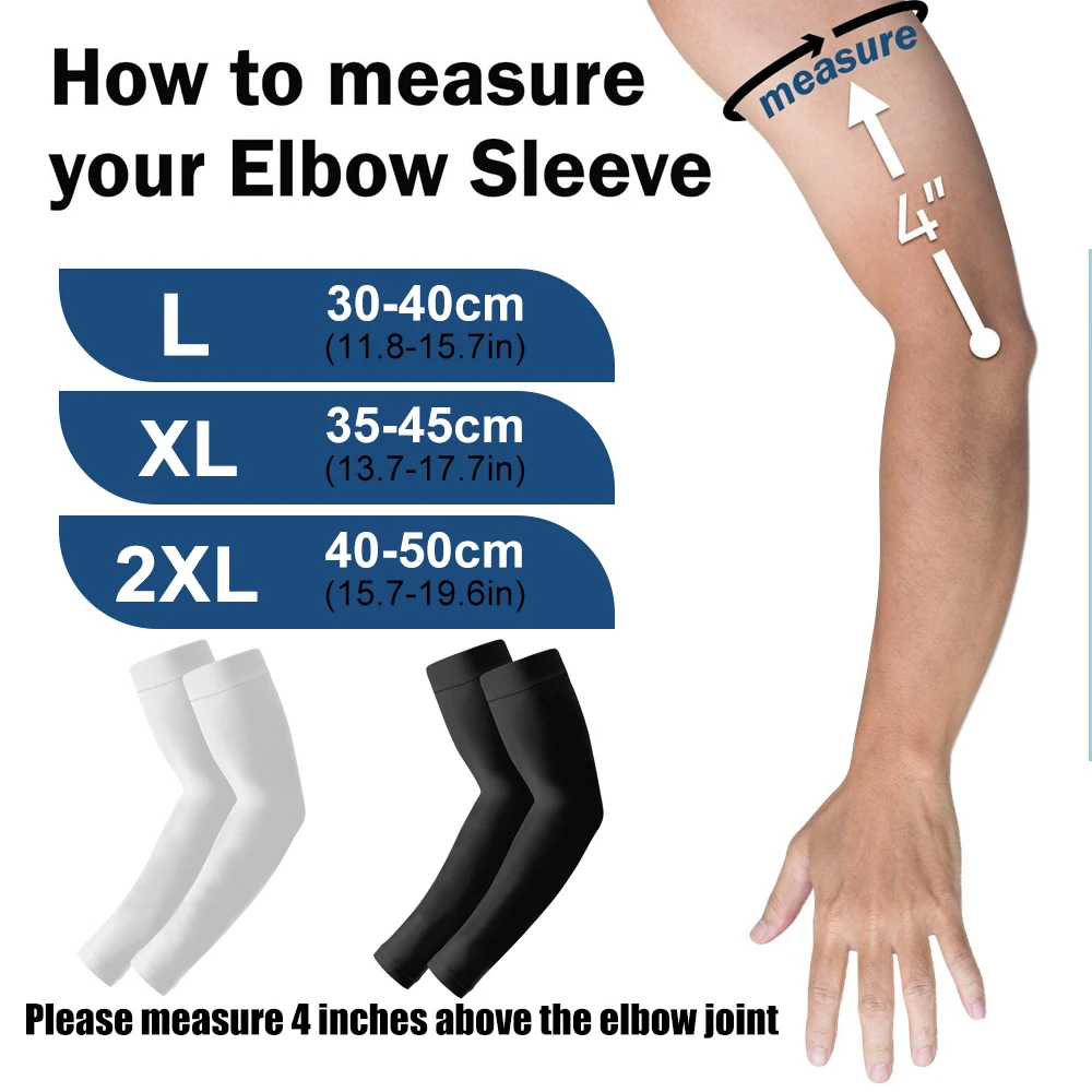 Tennis Elbow Brace - زوج واحد من أكمام الذراع الضاغطة،