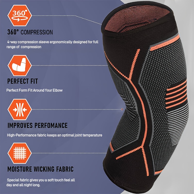 دعامة كوع مرنة للرياضة والجيم، - مراجعة Tennis Elbow Brace وسعره