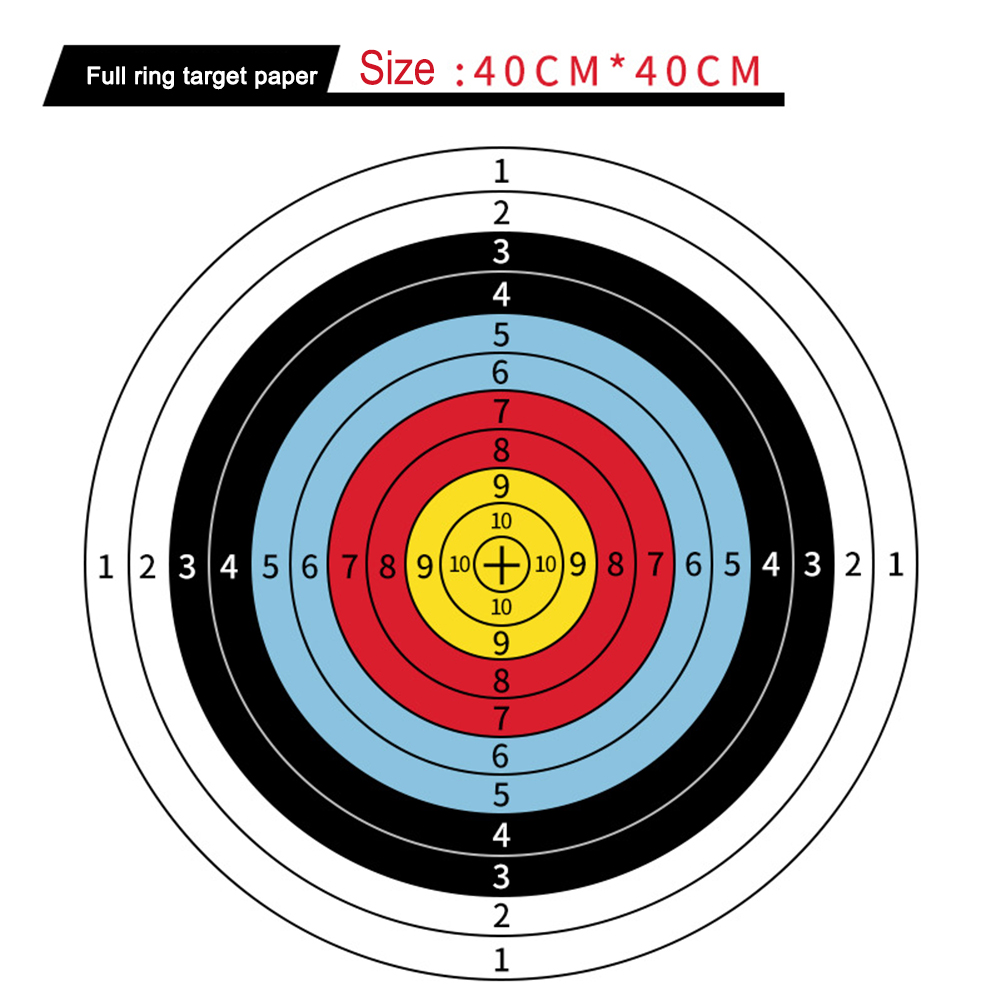 أهداف ورقية للرماية مقاس 40×40 - مراجعة Archery Target Face وسعره