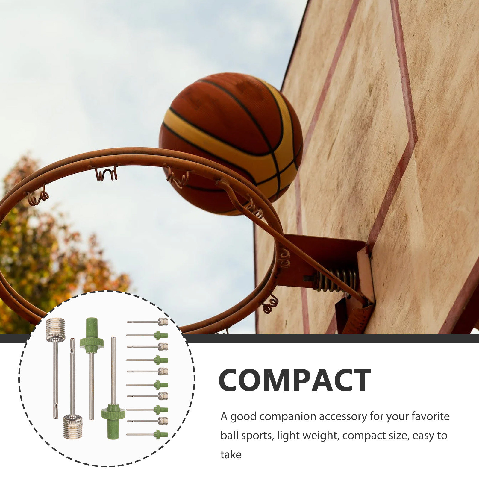 40 قطعة من إبر نفخ الكرة متعدد - مراجعة Basketball Pump Needle وسعره