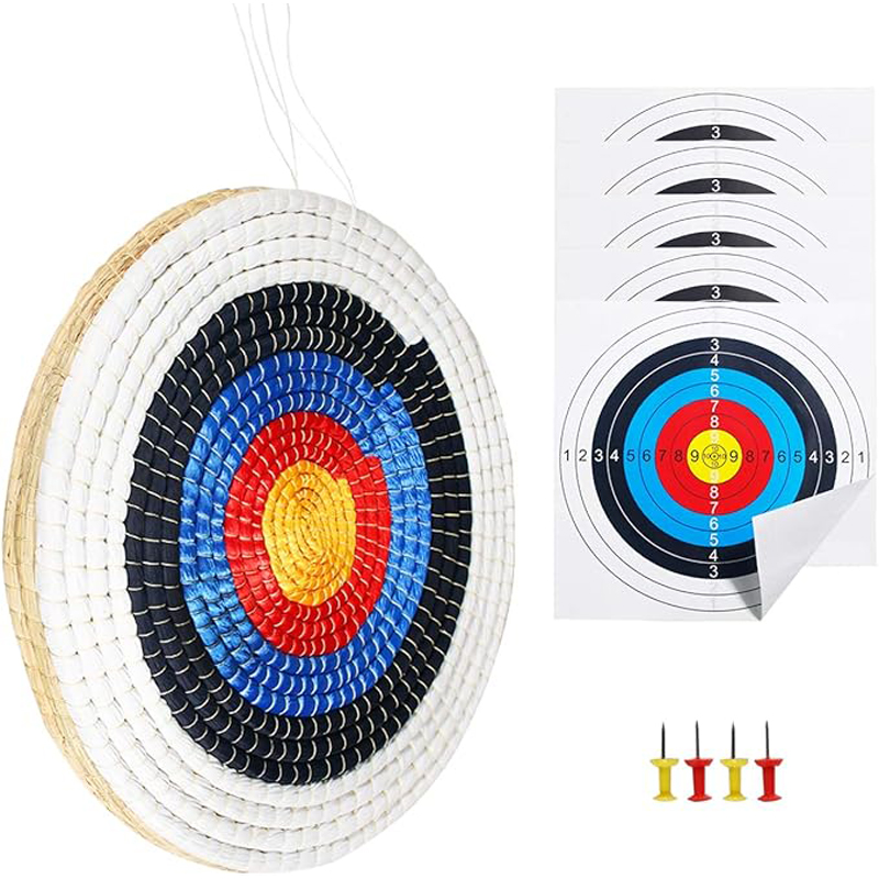 هدف رماية من القش بطول 50 سم،  - مراجعة Archery Target Face وسعره