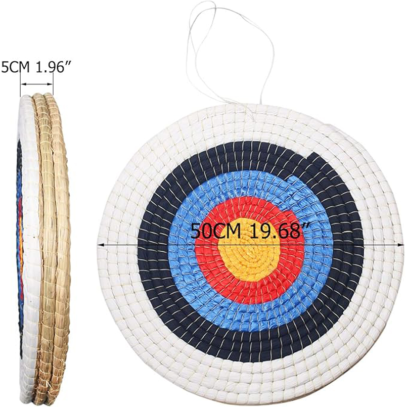 هدف رماية من القش بطول 50 سم،  - مراجعة Archery Target Face وسعره