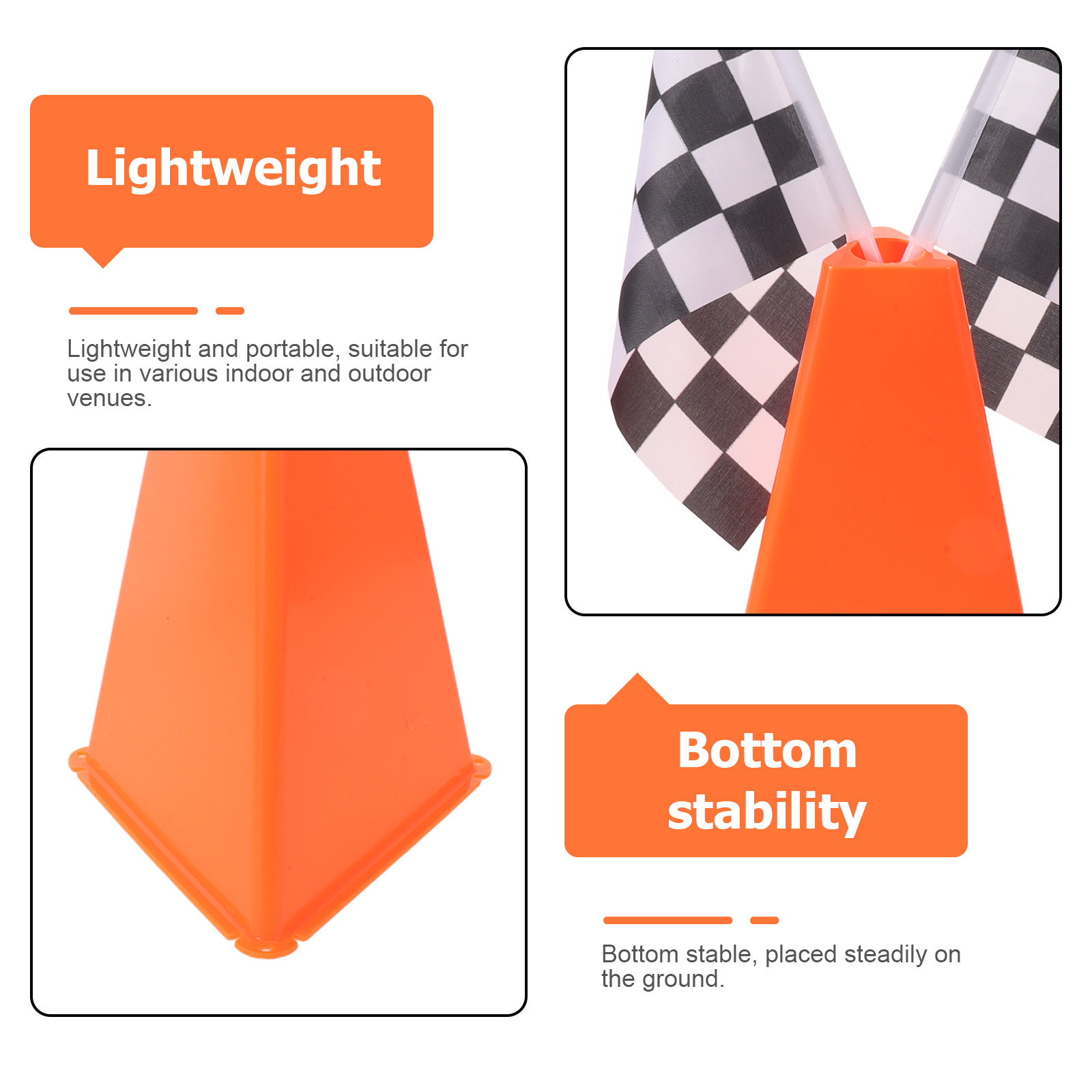 4 مجموعات من أقماع التدريب الر - مراجعة Football Training Cone وسعره