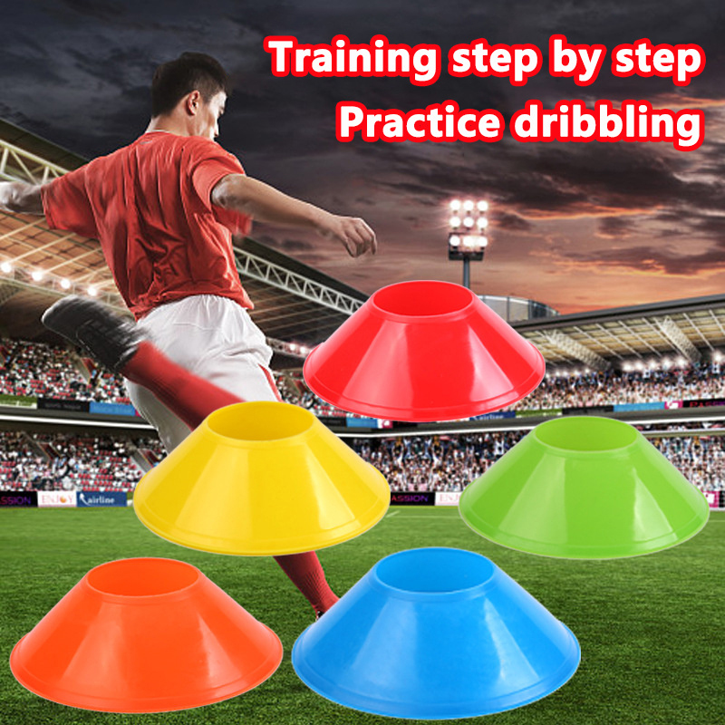 10 قطعة مجموعة مخروطية صغيرة م - مراجعة Football Training Cone وسعره