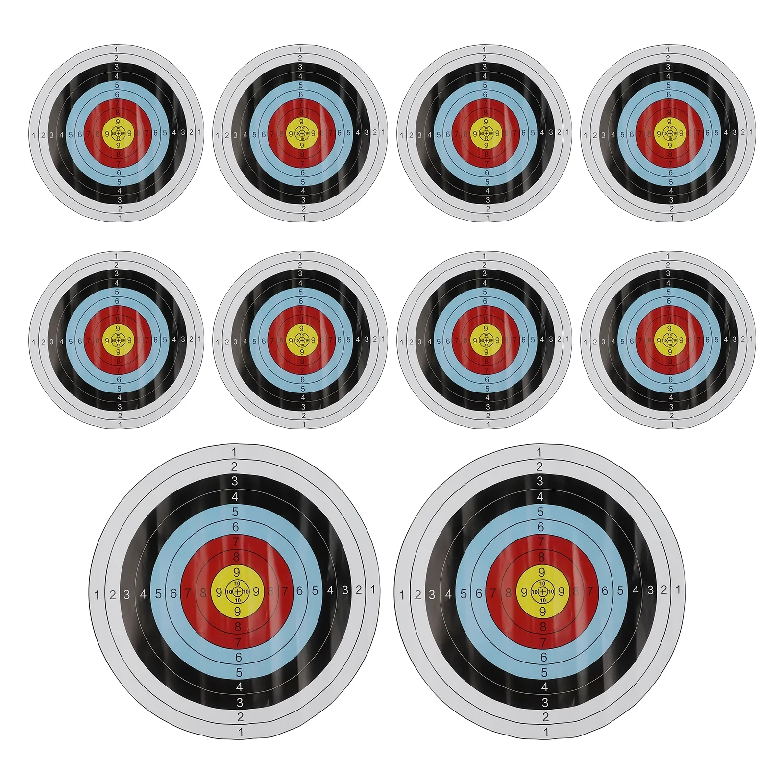 10 قطعة 40x40 سنتيمتر أهداف ال - مراجعة Archery Target Face وسعره