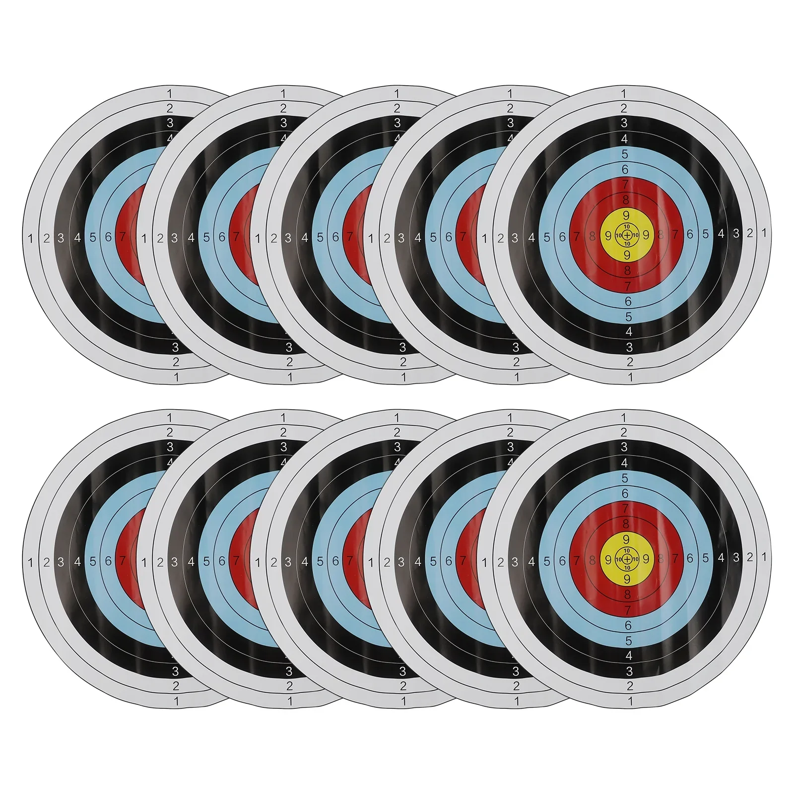 10 قطعة 40x40 سنتيمتر أهداف ال - مراجعة Archery Target Face وسعره