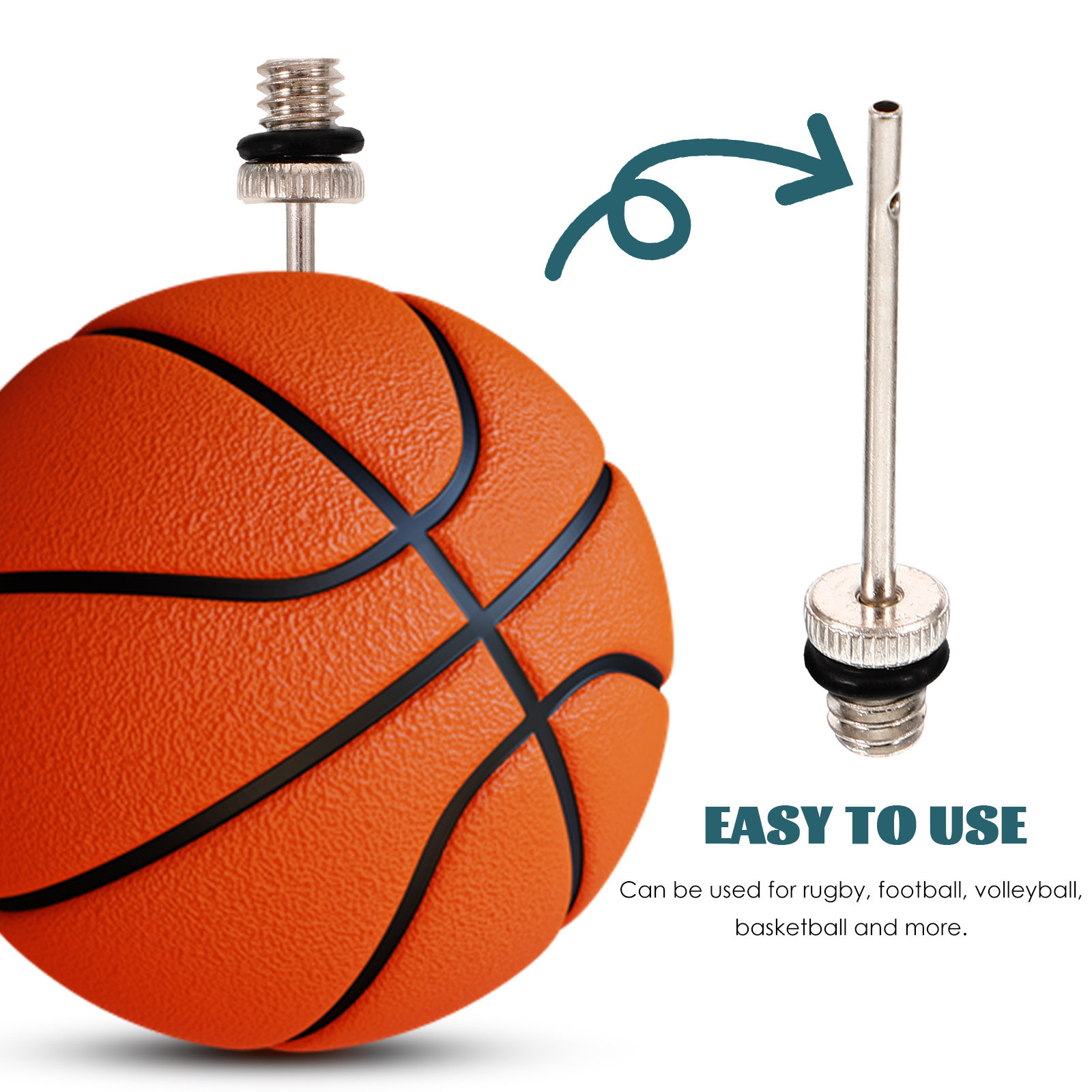 20 قطعة من إبر النفخ للكرات ال - مراجعة Basketball Pump Needle وسعره