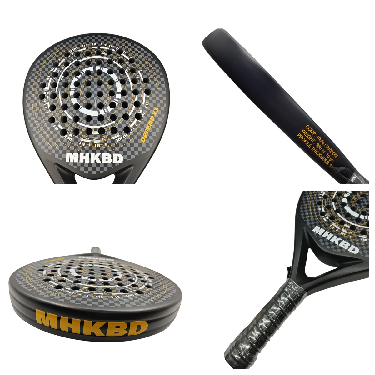 مضرب بادل من ألياف الكربون MHK - مراجعة Padel Racket Carbon وسعره