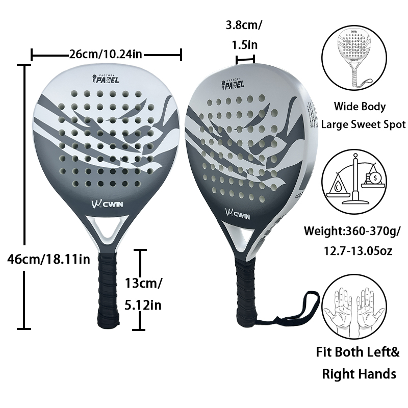 مضرب بادل كربون فايبر خفيف الو - مراجعة Padel Racket Carbon وسعره