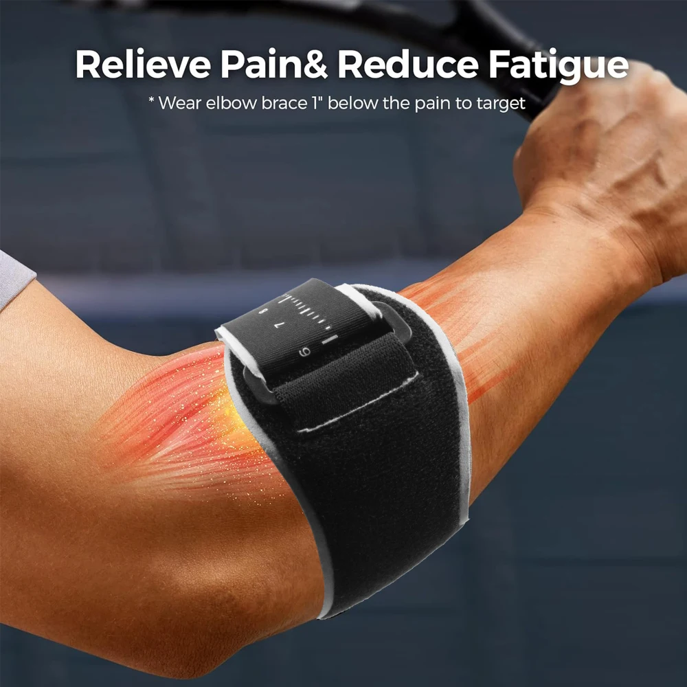 حزام كوع قابل للتعديل مع وسادة - مراجعة Tennis Elbow Brace وسعره