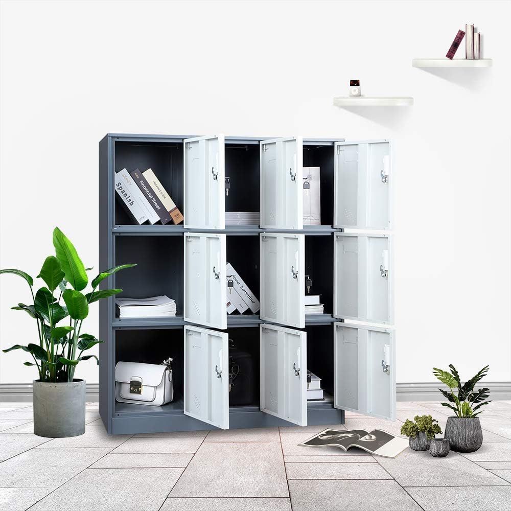 خزانة تخزين معدنية للمكتب والم - مراجعة Sports Equipment Locker وسعره