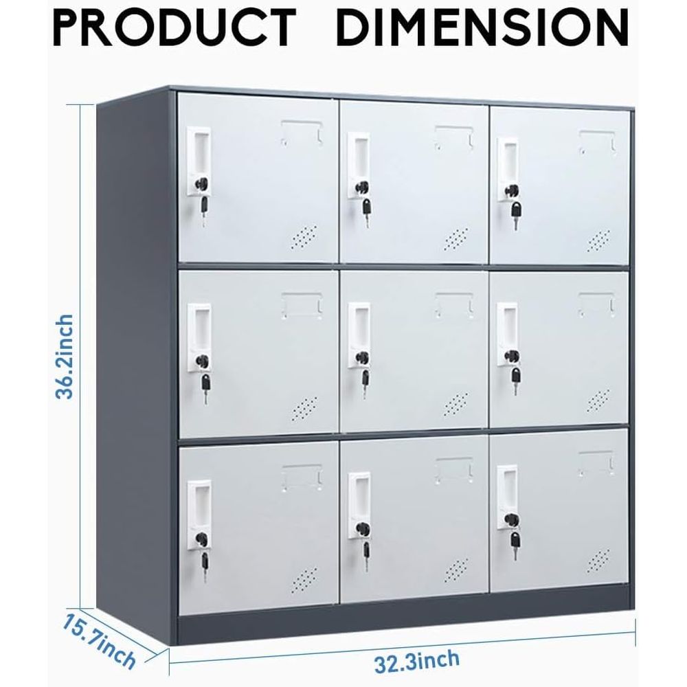 خزانة تخزين معدنية للمكتب والم - مراجعة Sports Equipment Locker وسعره