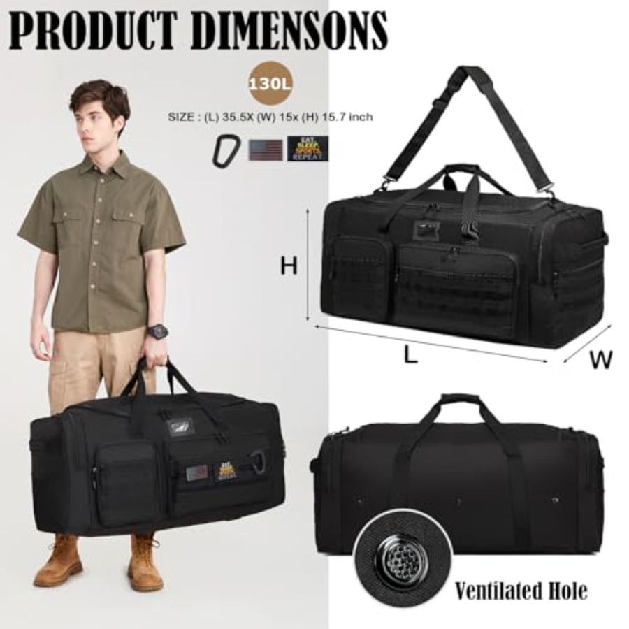 حقيبة سفر كبيرة جداً للرجال سع - مراجعة Xl Sports Equipment Bag وسعره