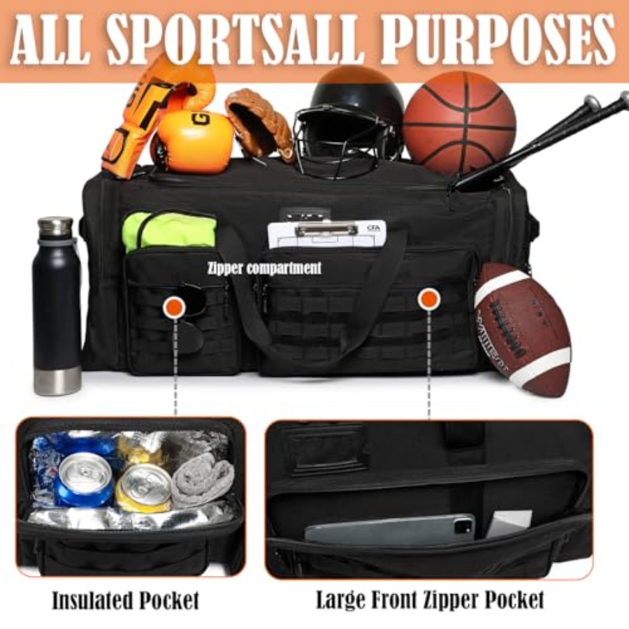 حقيبة سفر كبيرة جداً للرجال سع - مراجعة Xl Sports Equipment Bag وسعره
