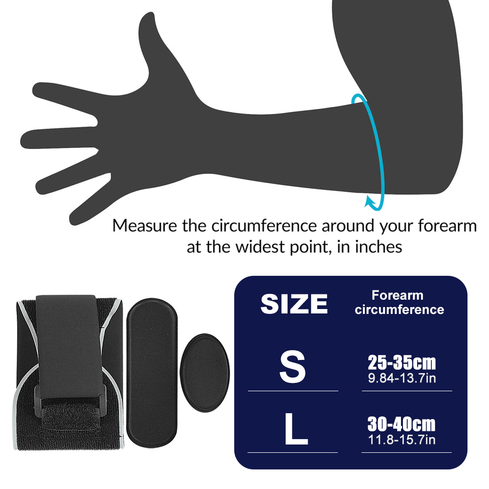 دعامة كوع قابلة للتعديل مع وسا - مراجعة Tennis Elbow Brace وسعره