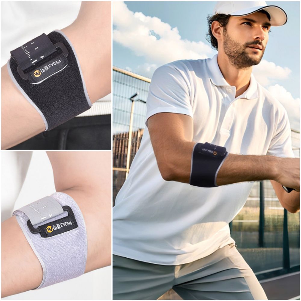 1 قطعة دعامة الكوع لتقويم العظ - مراجعة Tennis Elbow Brace وسعره